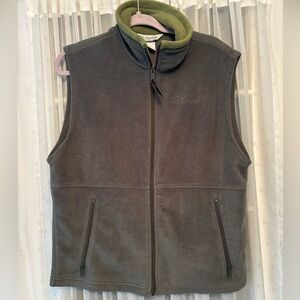 Columbia Charcoal Fleece Vest Men’s M